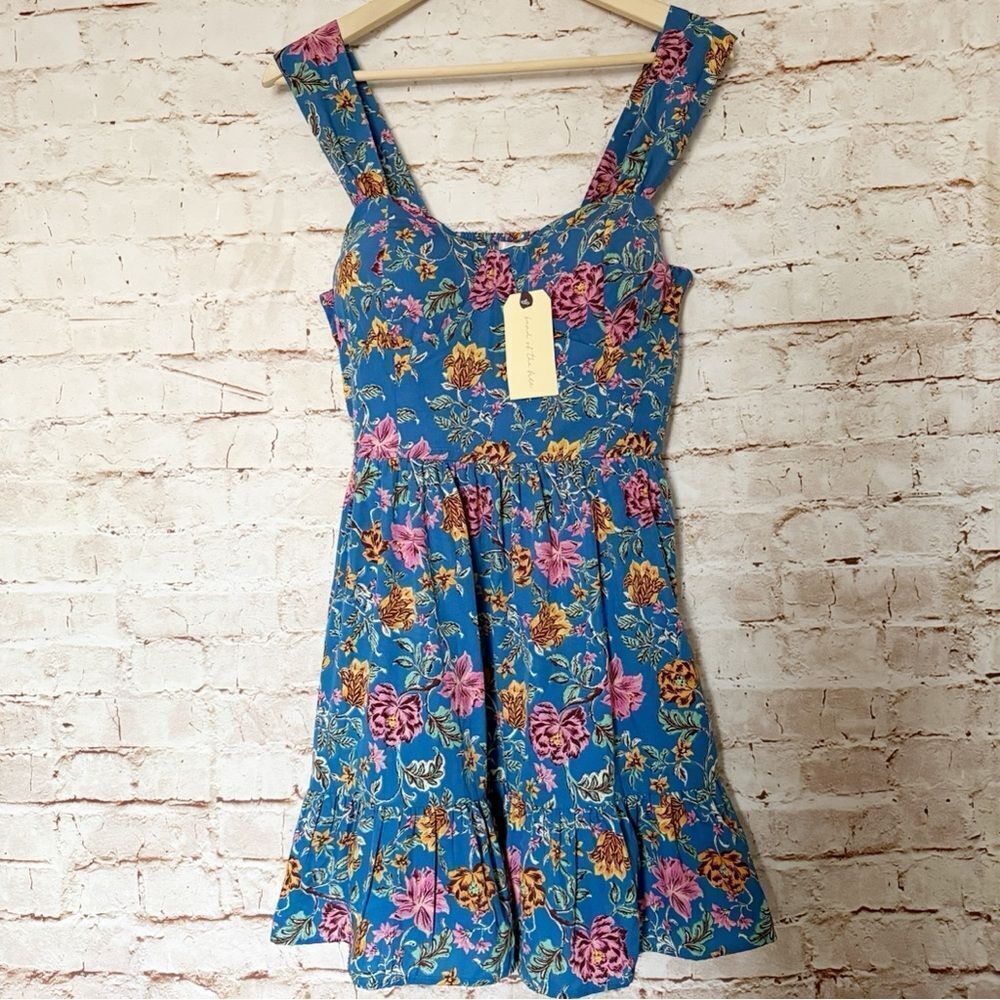 Band of the Free floral babydoll dress